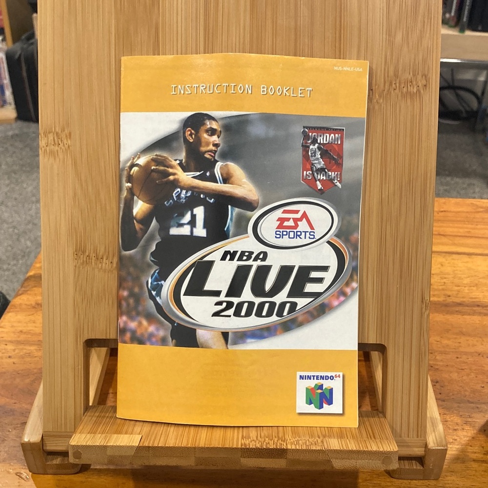 Nintendo 64 NBA Live 2000 Instruction Booklet